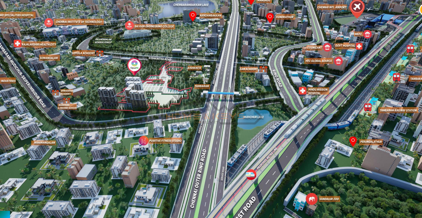 Urbanrise Opus 96 Location Map